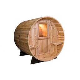KikBuild Fonteyn Rustic Barrel Sauna
