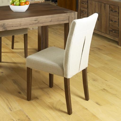 Flare back Upholstered Dining Chair PACK OF TWO