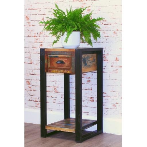 Urban Chic Plant Stand and Lamp Table