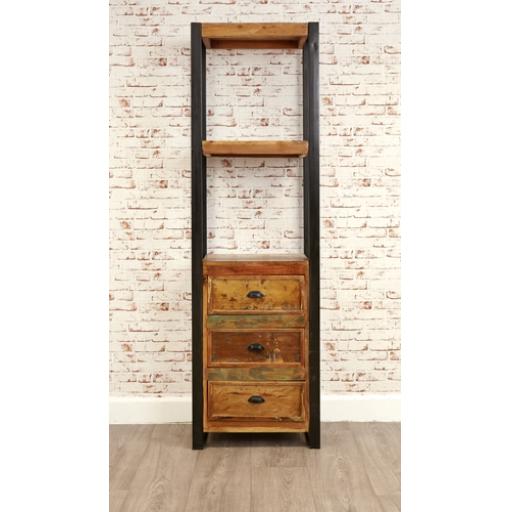 Urban Chic Alcove Bookcase With Drawers