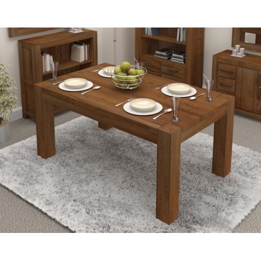 Dining Table Walnut 150 cm 4 to 6 Seater